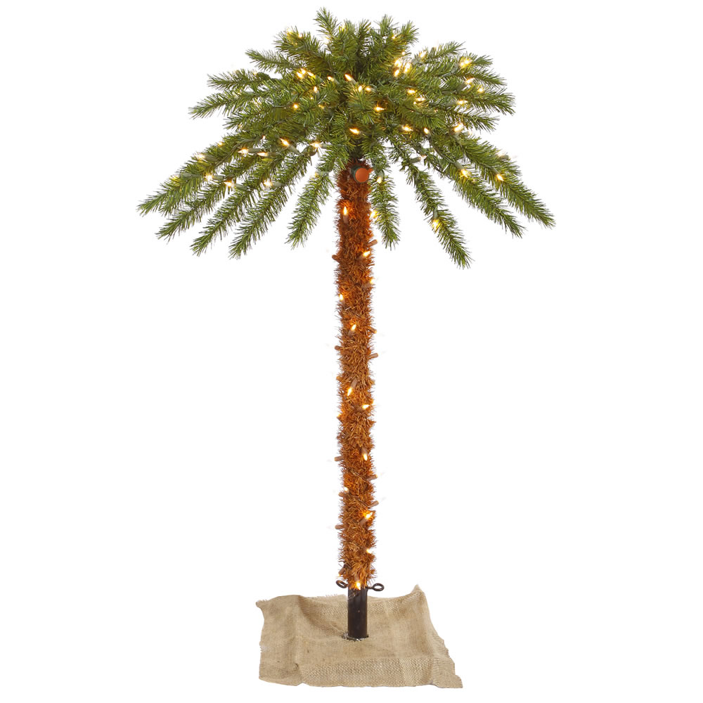 Earthflora > PreLit Artificial Palm Trees > 6 feet Outdoor Palm Tree